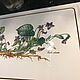Panel 'Violets' Villeroy&Boch, Botanica, Luxembourg. Decorative vintage plates. Dutch West - Indian Company. My Livemaster. Фото №4