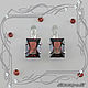 Earrings 'Easy style in silver - baguette' with natural garnets. Earrings. MaksimJewelryStudio. Online shopping on My Livemaster.  Фото №2