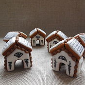Set of gingerbread: Cute Valentines