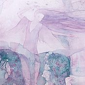 Картина "Нежный Ангел" авторская живопись