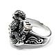 Кольцо из серебра Snake-Motor ANR24-009. Кольца. Blacksilver. Ярмарка Мастеров.  Фото №5