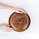 Order Wooden plate made of natural wood Siberian cedar 230 mm. T130. ART OF SIBERIA. Livemaster. . Plates Фото №3
