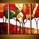 Triptych 'Golden autumn' No. №2. Pictures. Beautiful Pictures. Online shopping on My Livemaster.  Фото №2