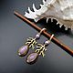 Large earrings with shells and pearls 'Maldives', Earrings, Voronezh,  Фото №1
