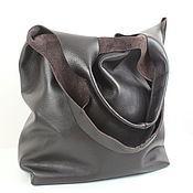 Сумки и аксессуары handmade. Livemaster - original item Bag String Bag made of Brown leather Bag Package. Handmade.