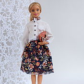 Одежда для Барби: кофта и юбка для Сurvy-Барби
