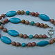 Beads of rhodonite stones and turkmenica. Necklace. Magic box. My Livemaster. Фото №6
