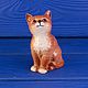 Винтаж: Фигурка рыжей кошечки (или котика) от Beswick, Статуэтки винтажные, Москва,  Фото №1