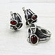 Jewelry Set Ring Earrings Garnet 925 Sterling Silver DD0127. Jewelry Sets. Sunny Silver. Online shopping on My Livemaster.  Фото №2