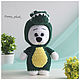 Bunny in a crocodile costume. Stuffed Toys. Alina. Online shopping on My Livemaster.  Фото №2