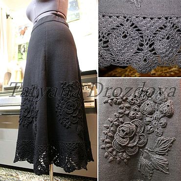 Одежда ручной работы. Ярмарка Мастеров - ручная работа Юбочка "Романс".. Handmade.