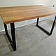 Dining table made of oak 800h1400 mm. Tables. aleksej-ixw. My Livemaster. Фото №5