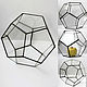 The Floriana. Geometric stained glass Floriana. Dodecahedron, 20 cm. Pots1. Glass Flowers. My Livemaster. Фото №5