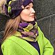 Комплект Шапка и Снуд SB705. Комплекты головных уборов. Ирина Макатуха (IrinaMakatukha). Ярмарка Мастеров.  Фото №4