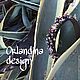 Ободок тиара в стиле Дольче "горький шоколад". Ободки. Orlandina. Ярмарка Мастеров.  Фото №4