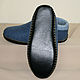 Order Valenki for home Leather heels. MMwool (marinamol). Livemaster. . Slippers Фото №3