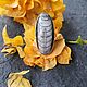 Кольцо с ортоцерасом. Кольца. Karma-jewelry. Интернет-магазин Ярмарка Мастеров.  Фото №2