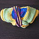POUCH FOR the ROSARY 'Peacock feather' japa-mantra knitted. Baggie. Gala Devi (crochet design). My Livemaster. Фото №4