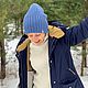 ШАПКА двойная вязаная НОРИС family look. Шапки. Вязаный кэжуал  UNIC Ирина. Ярмарка Мастеров.  Фото №13