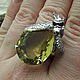 Exclusive ring 'Keeper of Fortune,' NAT. citrine. Rings. SELENA. Online shopping on My Livemaster.  Фото №2