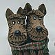 Order Scotch Terriers. Ceramics. Figurines of dogs. smile in clay. Livemaster. . Miniature figurines Фото №3