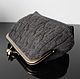 New Black leather bag, knitted. Classic Bag. Olga'SLuxuryCreation. My Livemaster. Фото №6