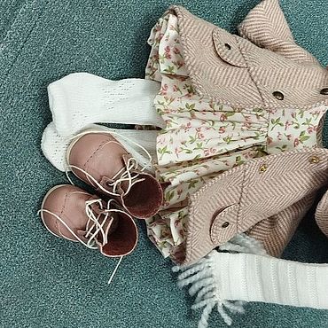 Куклы и игрушки ручной работы. Ярмарка Мастеров - ручная работа Одежда для кукол:  комплект  одежды на мини Мию 23см. Handmade.