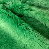 Материалы для творчества handmade. Livemaster - original item Natural fur - Toscana bright green. Handmade.