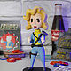 Фигурка башкотряс для авто Vault-girl Fallout статуэтка Фаллаут. Статуэтка. FCS | Workshop. Ярмарка Мастеров.  Фото №4