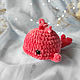 Coral knitted whale. Amigurumi dolls and toys. fesartdecor (fesartdecor). Online shopping on My Livemaster.  Фото №2