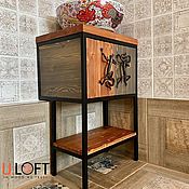 Для дома и интерьера handmade. Livemaster - original item Cabinet under the sink in the Loft style (project g. Ivanovo). Handmade.