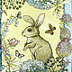 Kitchen towel 3 pcs. the year of the rabbit, Easter souvenirs, Moscow,  Фото №1