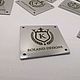 Metal tags 25 x 25 mm with Your logo. Labels. Igor Lazer (crazylaser4u). My Livemaster. Фото №5