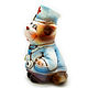 Ceramic figurine 'Cat Doctor'. Figurines. aboka. My Livemaster. Фото №5