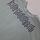 Футболка с ручной росписью, кастомная женская футболка с каллиграфией, Футболки, Идринское,  Фото №1