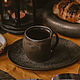 Order Set of tableware: Mug, saucer dessert plate. vladimir-21. Livemaster. . Dinnerware Sets Фото №3