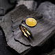 Серебряное кольцо с янтарной вставкой 17 р-р., арт 664670023. Кольца. DREVO AMBER - янтарная мастерская. Интернет-магазин Ярмарка Мастеров.  Фото №2