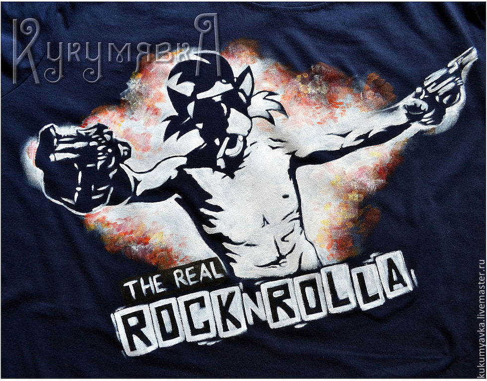 Футболка rock n roll girls