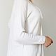 Women's white lightweight pullover Italian Merino. Pullover Sweaters. sxema. Online shopping on My Livemaster.  Фото №2