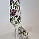 Glasses 'Delicate Roses' with stained glass painting (Pair). Wine Glasses. vitrazhnaya-rospis (vitrazhnaya-rospis). My Livemaster. Фото №14
