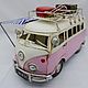 Ретро-модель автомобиля "Volkswagen Hippie Bus" (№6030), Модели, Обнинск,  Фото №1