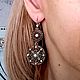 Винтаж: Ажурные серьги. Франция. Серьги винтажные. Lorena.bijoux. Ярмарка Мастеров.  Фото №4