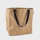 Shopper made of washable kraft (natural kraft color), Shopper, Moscow,  Фото №1