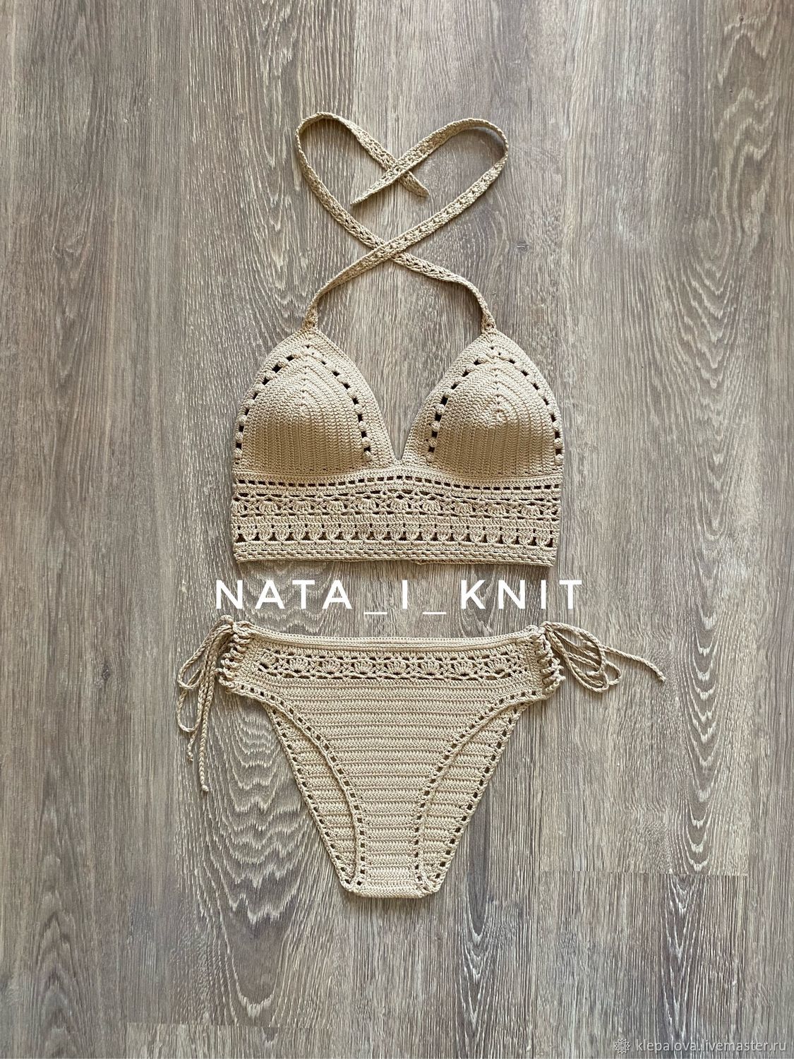 Купальник вязаный “Relief» в интернет-магазине на Ярмарке Мастеров ...