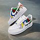 Кроссовки белые, кастом кроссовок Nike Air Force,радуга,ручная роспись. Кроссовки. Olgavolgoart. Роспись одежды и обуви. Кастом. Ярмарка Мастеров.  Фото №5