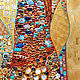 Abstract painting of semiprecious stones. Klimt painting mosaic. Pictures. House of the Sun (irina-bast). My Livemaster. Фото №4