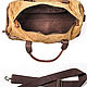 Дорожная сумка из натуральной итальянской кожи и канваса. Дорожная сумка. Camelbags. Интернет-магазин Ярмарка Мастеров.  Фото №2