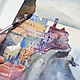 Картина акварелью "Амальфи". Картины. Дарья Парий/ художник. Ярмарка Мастеров.  Фото №6