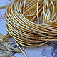 Have truncal bamboo 2 mm 'Light gold'. Cords. Strana-fantasiy. Online shopping on My Livemaster.  Фото №2