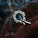 Hairpin for hair with quartz 'Flower', Hairpin, St. Petersburg,  Фото №1